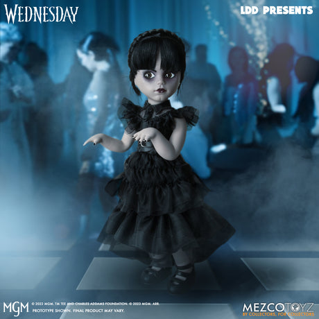 MEZCO Living Dead Dolls Dancing Wednesday Addams (Addams Family Netflix)