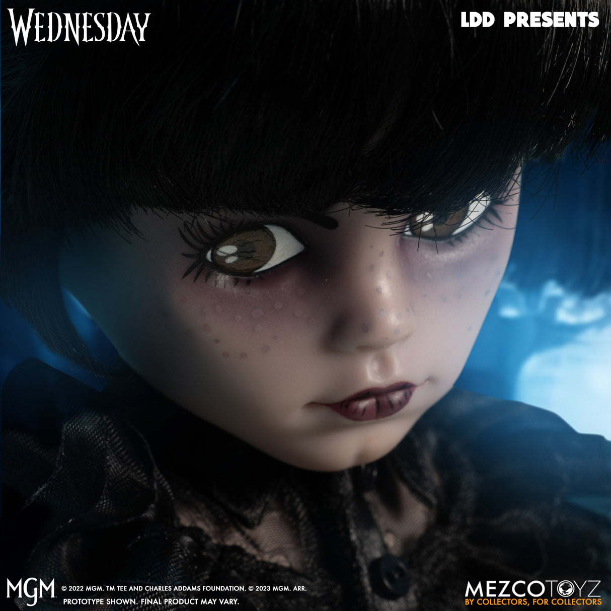 MEZCO Living Dead Dolls Dancing Wednesday Addams (Addams Family Netflix)