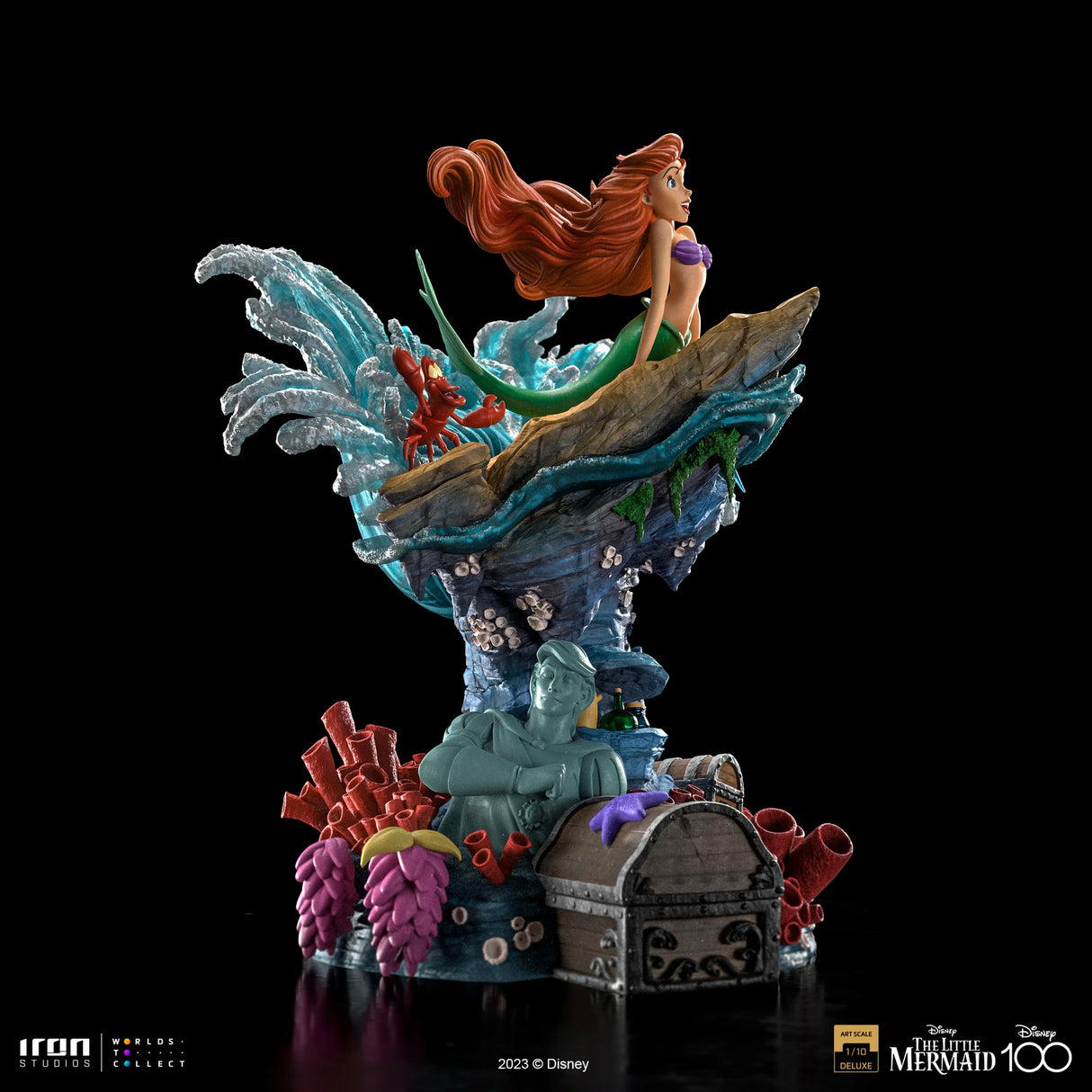 Disney 100th Little Mermaid 1/10 Scale Deluxe Statue