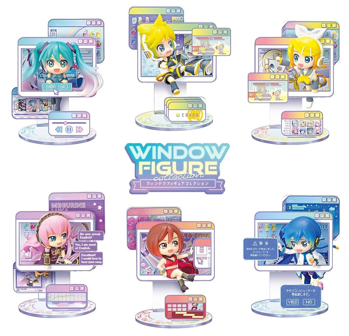 Hatsune Miku Window Figure Collection 6cm Mystery Mini Figure