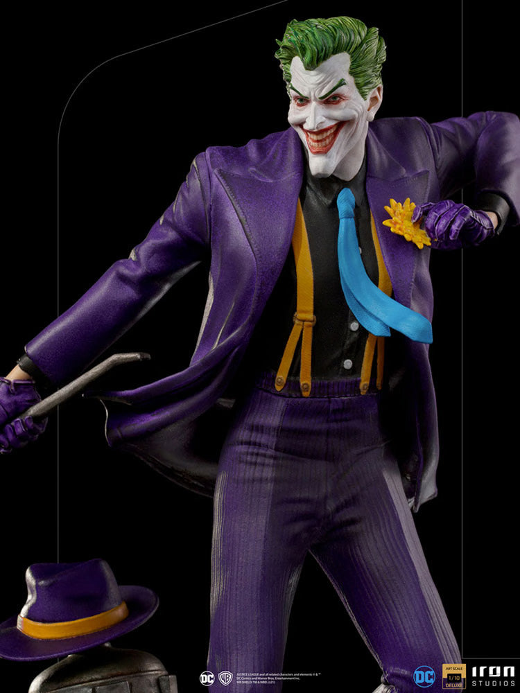 DC Comics The Joker Deluxe Version 1/10 Scale Iron Studios Statue