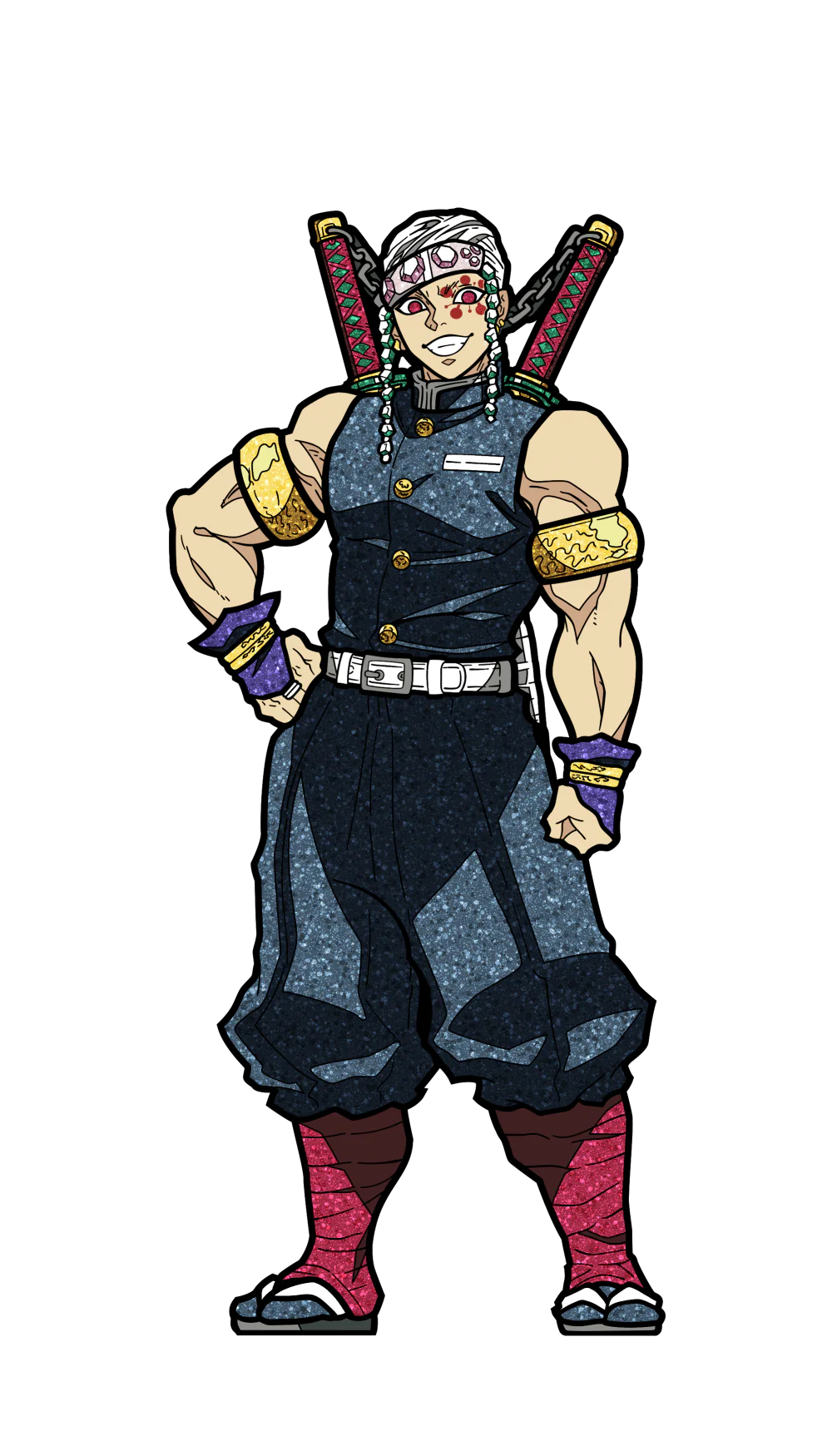 Demon Slayer Tengen Uzui (Glitter) (NYCC 2023 Exclusive) FiGPiN #1231