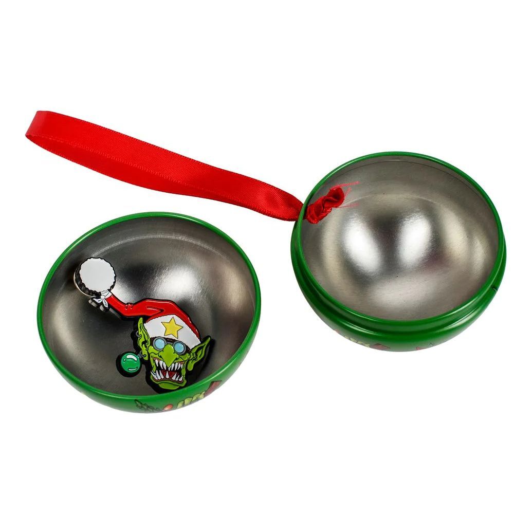 Warhammer 40,000 Red Gobbo Christmas Bauble with Pin