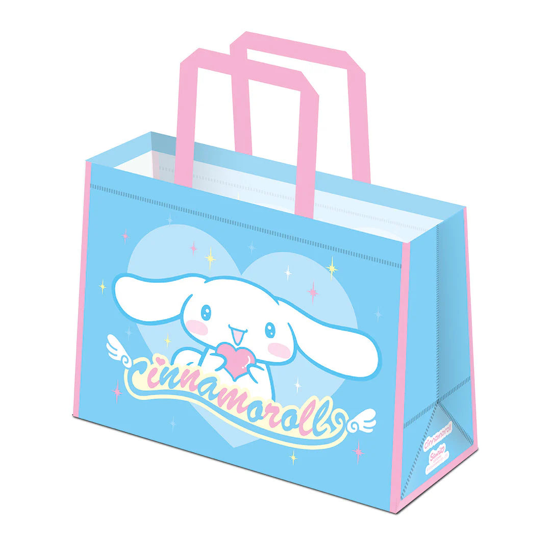 Hello Kitty and Friends Cinnamoroll (Cute and Sparkly) Reusable Shopping Tote Bag