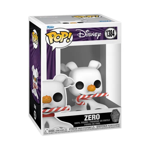 The Nightmare Before Christmas 30th Anniversary Zero (With Candycane) Pop! Vinyl Figure