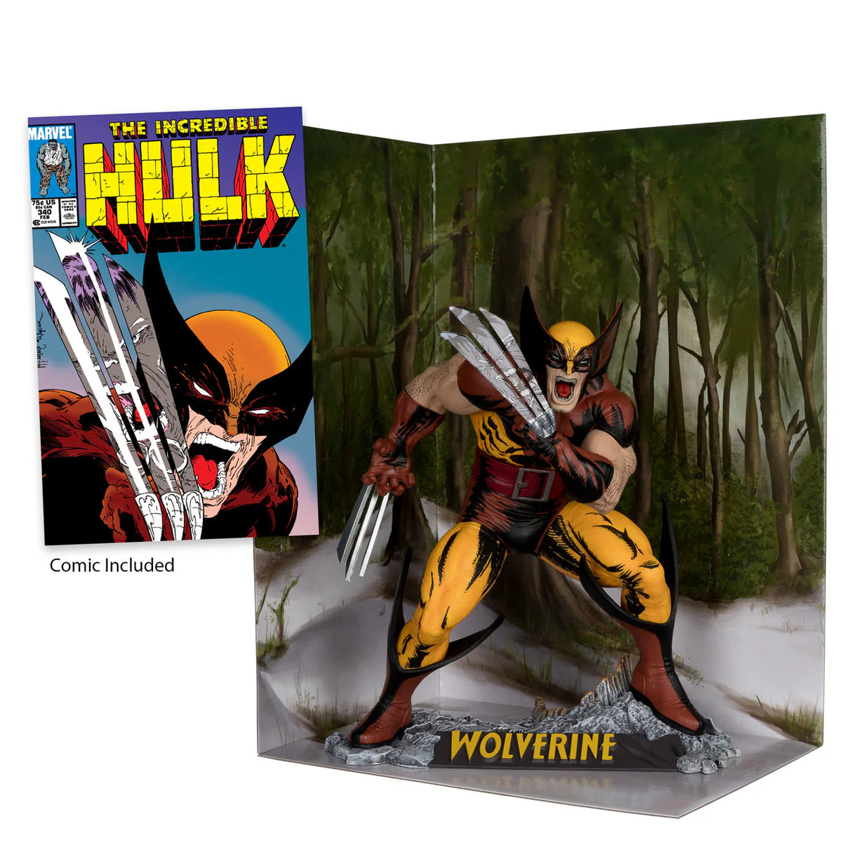 Marvel Collection Wolverine (The Incredible Hulk #340) 1:6th Scale Collectible Figure w/Scene