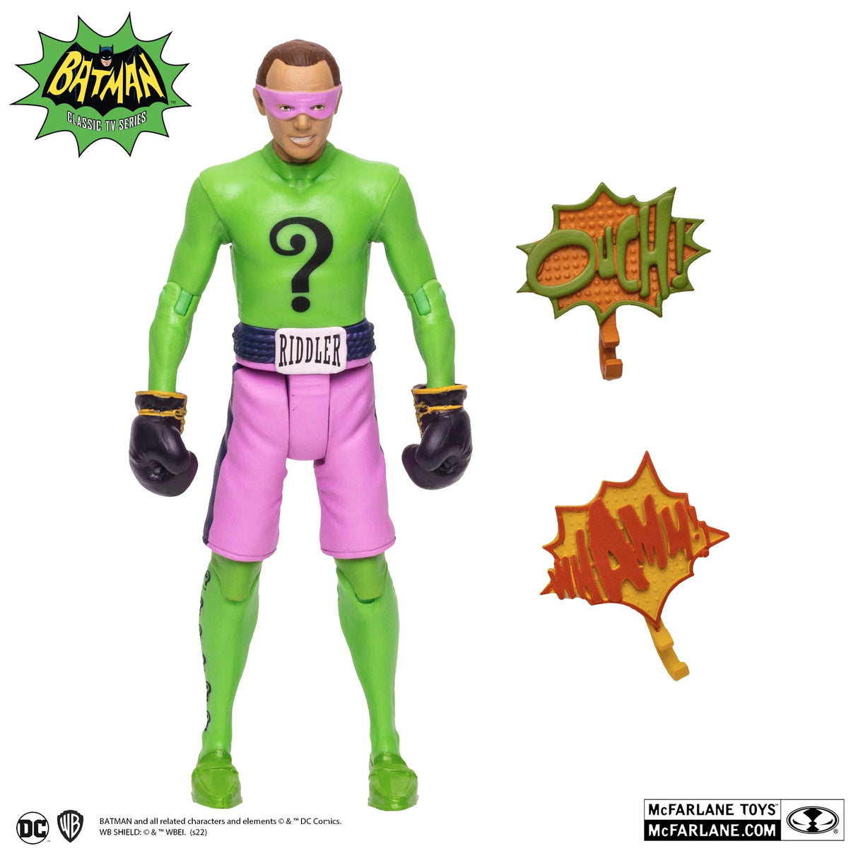 DC Comics Batman '66 The Riddler (Boxing) 6 Inch Action Figure