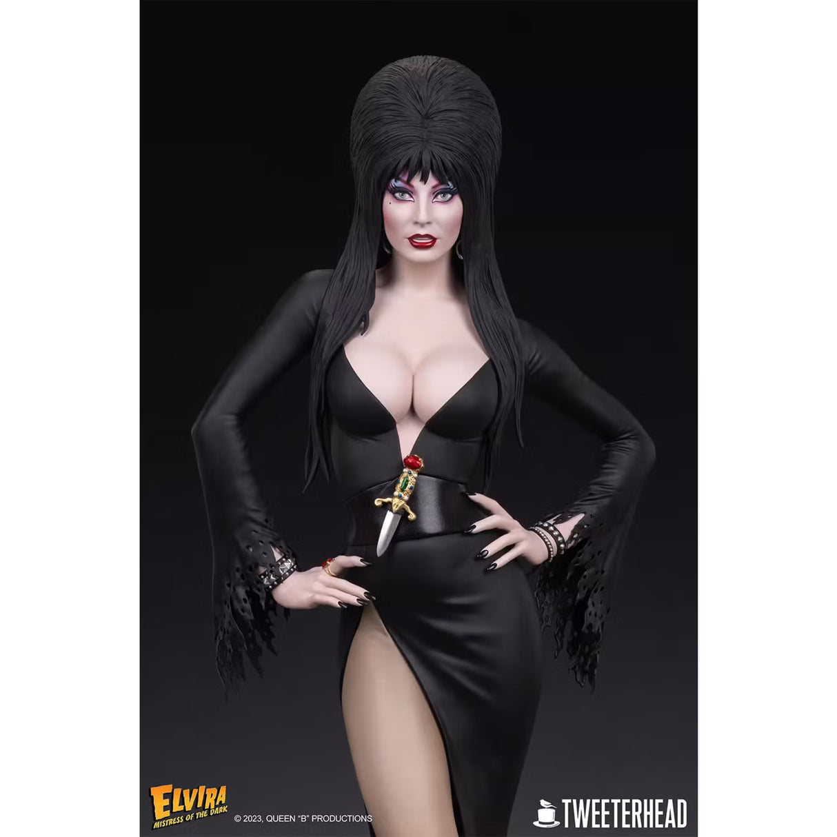 Elvira Mistress of the Dark Tweeterhead 1/4 Scale 19" Maquette Statue
