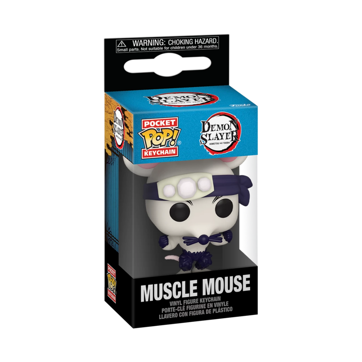 Demon Slayer Muscle Mouse Funko Pocket Pop! Keychain