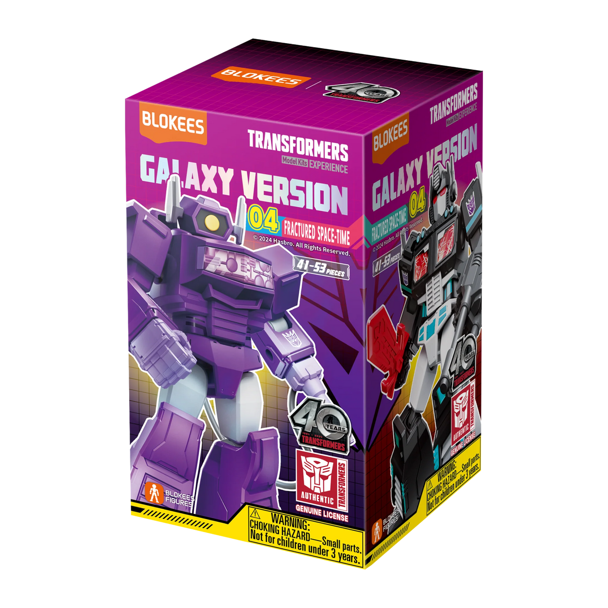 Transformers Blokees Galaxy Version 04 Fractured Space-Time Mystery Mini Figure