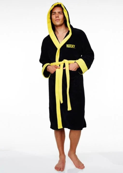 Rocky Balboa Italian Stallion Hooded Bathrobe