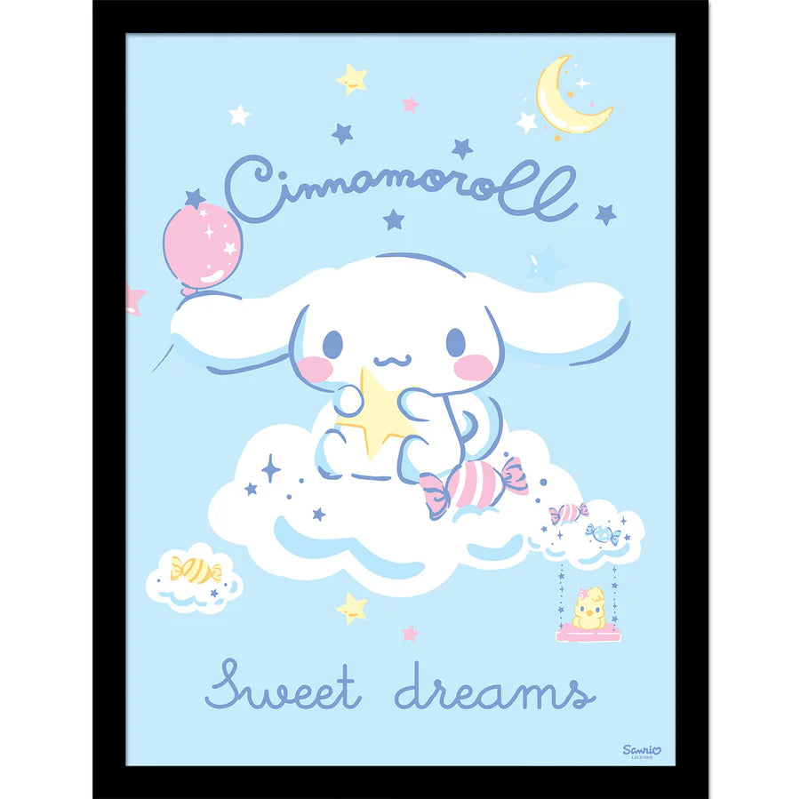 Hello Kitty and Friends Cinnamonroll Sweet Dreams Framed Collector Print