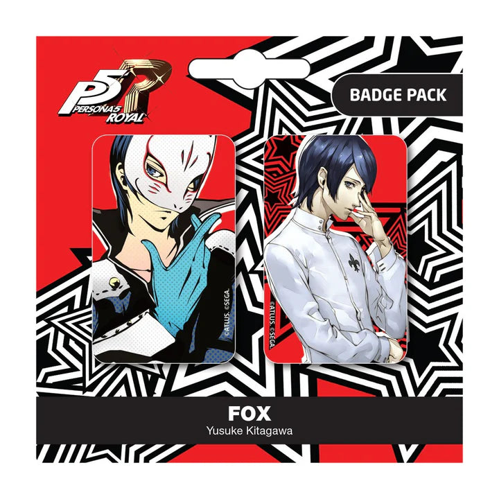 Persona 5 Royal Fox/Yusuke Kitagawa Badge Pack