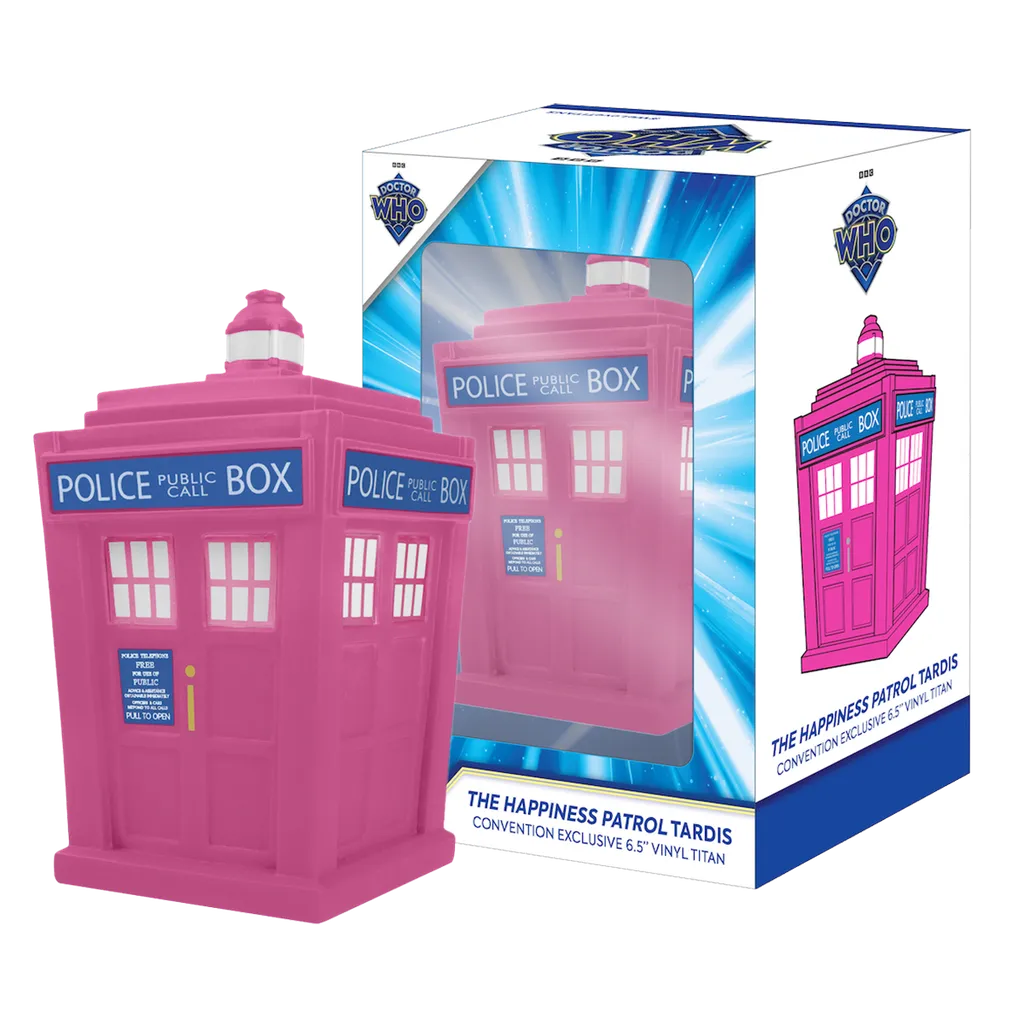 Doctor Who Fifteenth DR The Happiness Patrol SDCC 2024 Exclusive 6" Tardis