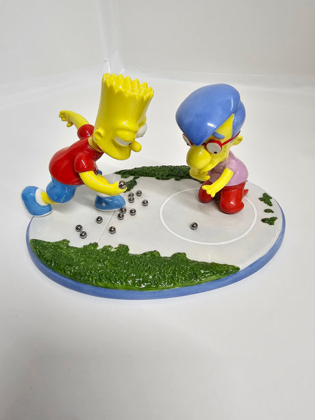 The Simpsons Loosing His Marbles Bart And Milhouse Coalport Figurine