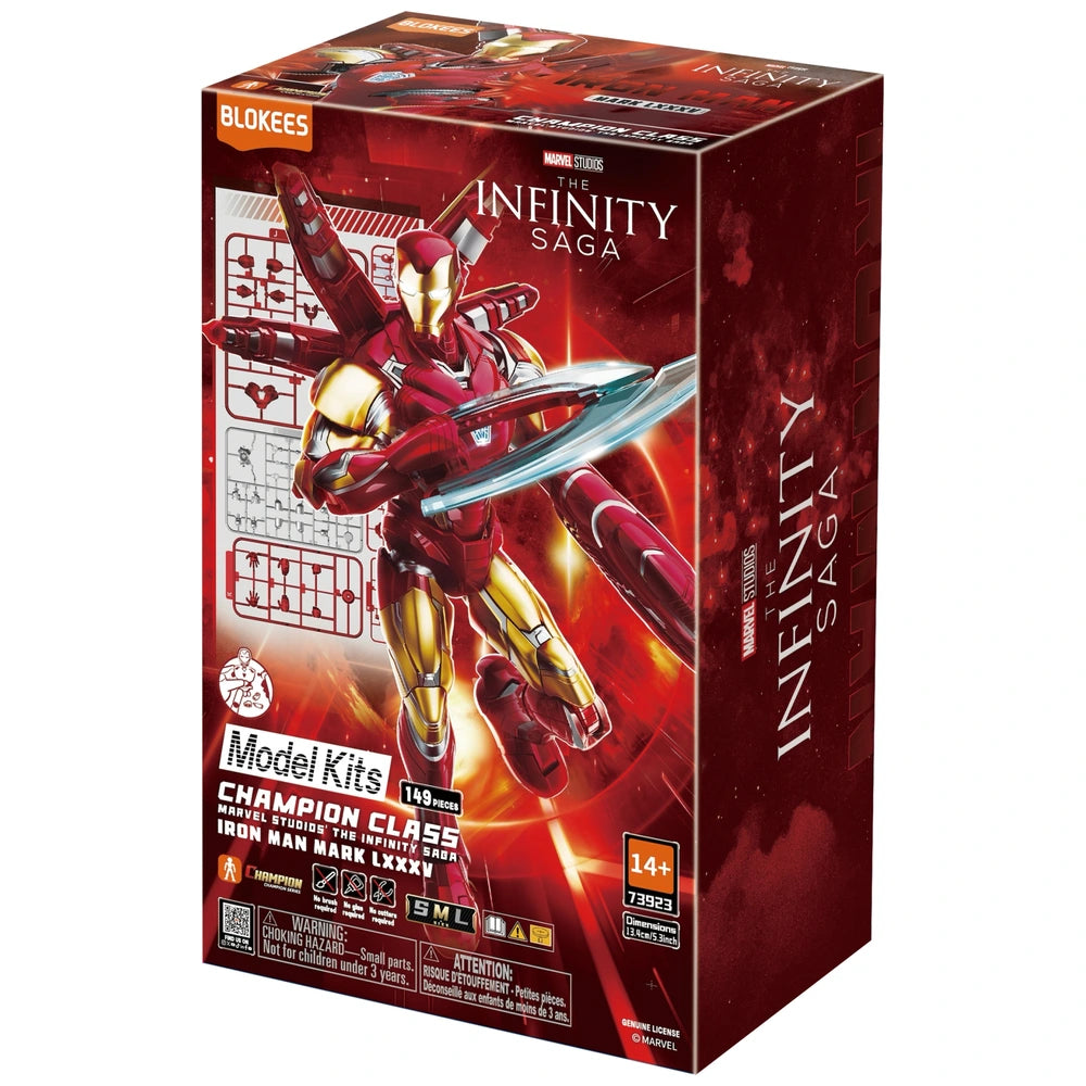 Blokees Marvel Infinity Saga Champ Class Iron man MK85 Model