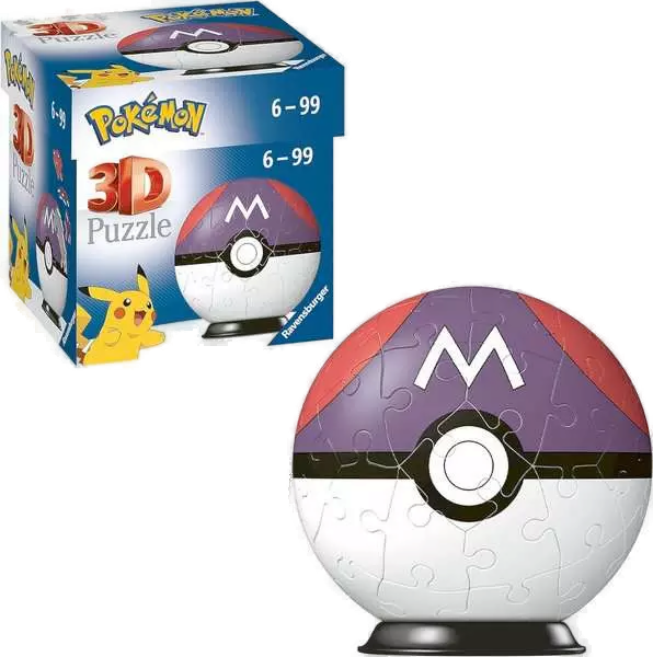 Pokemon Master Ball 3D Puzzle (54 Pieces)