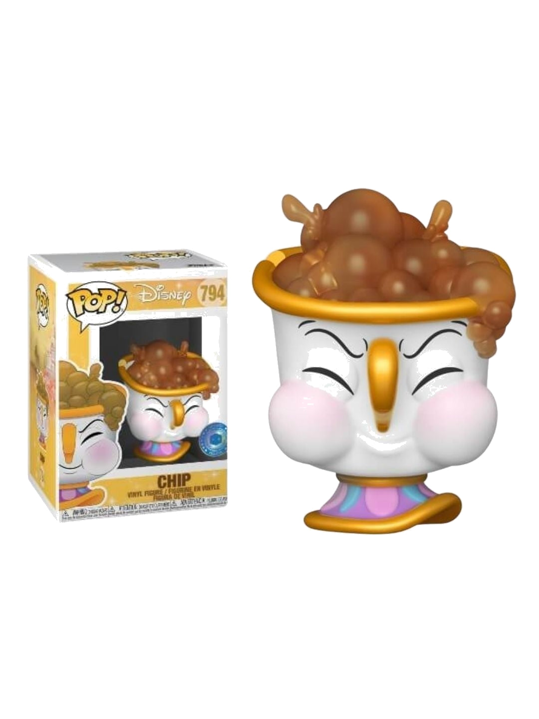 Disney Beauty and the Beast Chip (Pop in a Box Exclusive) Funko Pop! Vinyl Figure #794