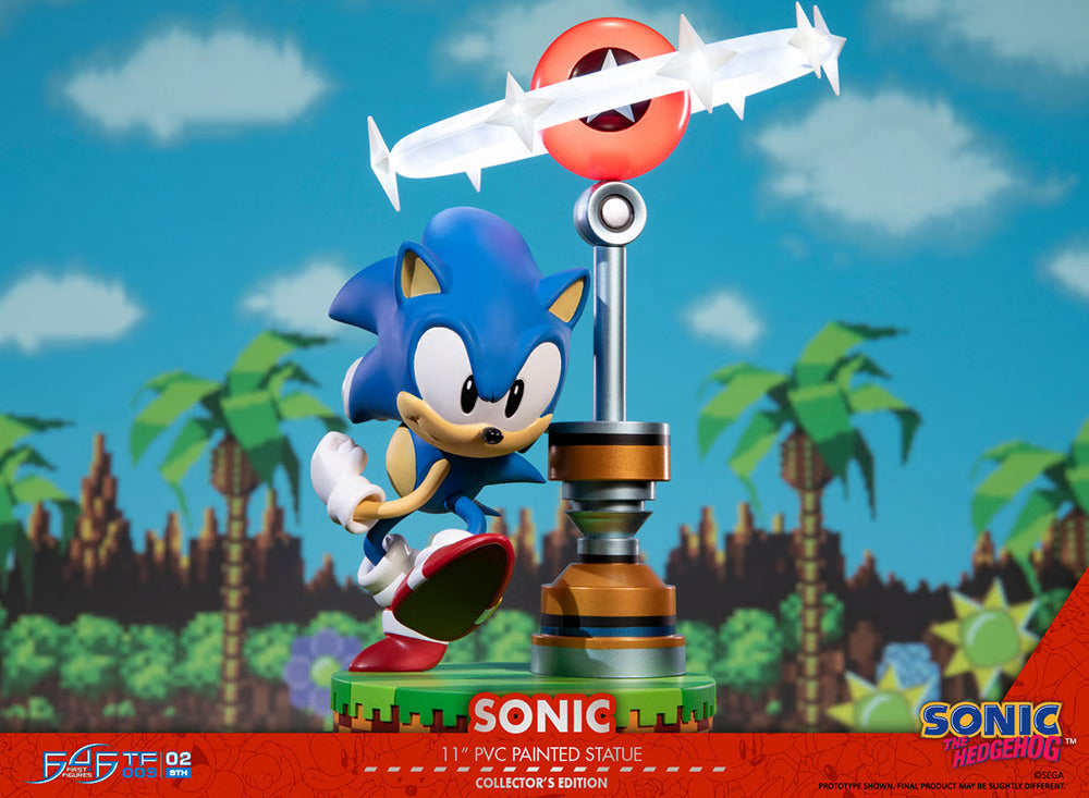 Sonic the Hedgehog Classic Sonic 11" First4Figures Collector's Edition PVC Statue