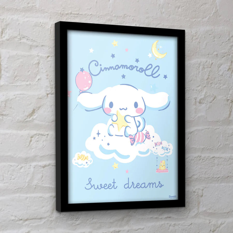 Hello Kitty and Friends Cinnamonroll Sweet Dreams Framed Collector Print