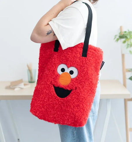 Sesame Street Elmo Plush Tote Bag