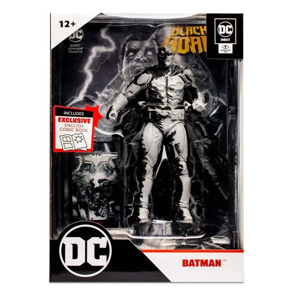 DC Direct: Gold Label Series Wave 1: Batman (Line Art Variant SDCC) Action Figure With Comic