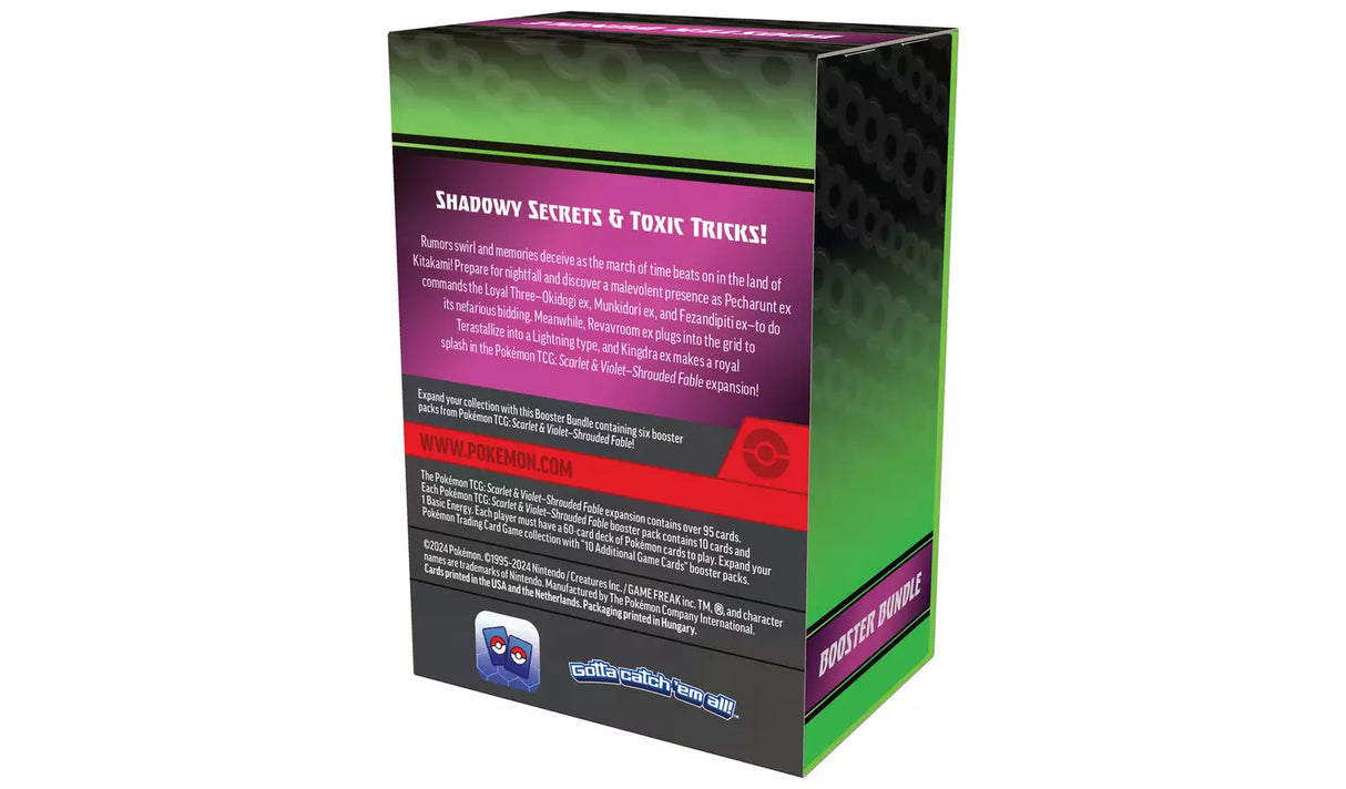 Pokemon Trading Card Game - Scarlet and Violet - Shrouded Fable - Booster Bundle