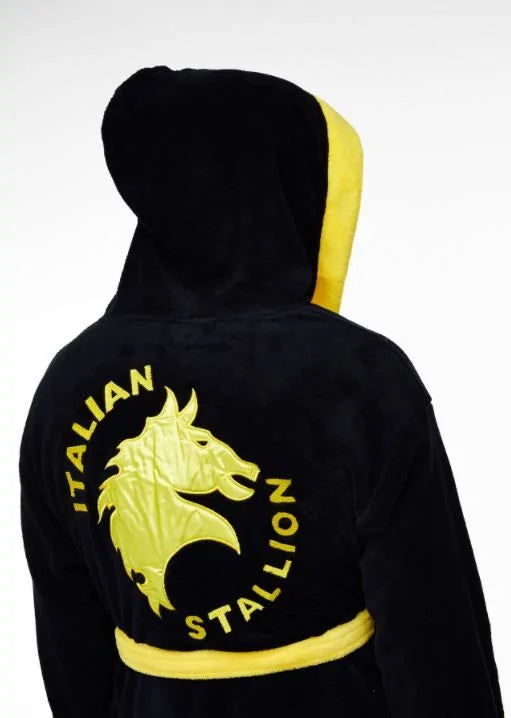 Rocky Balboa Italian Stallion Hooded Bathrobe