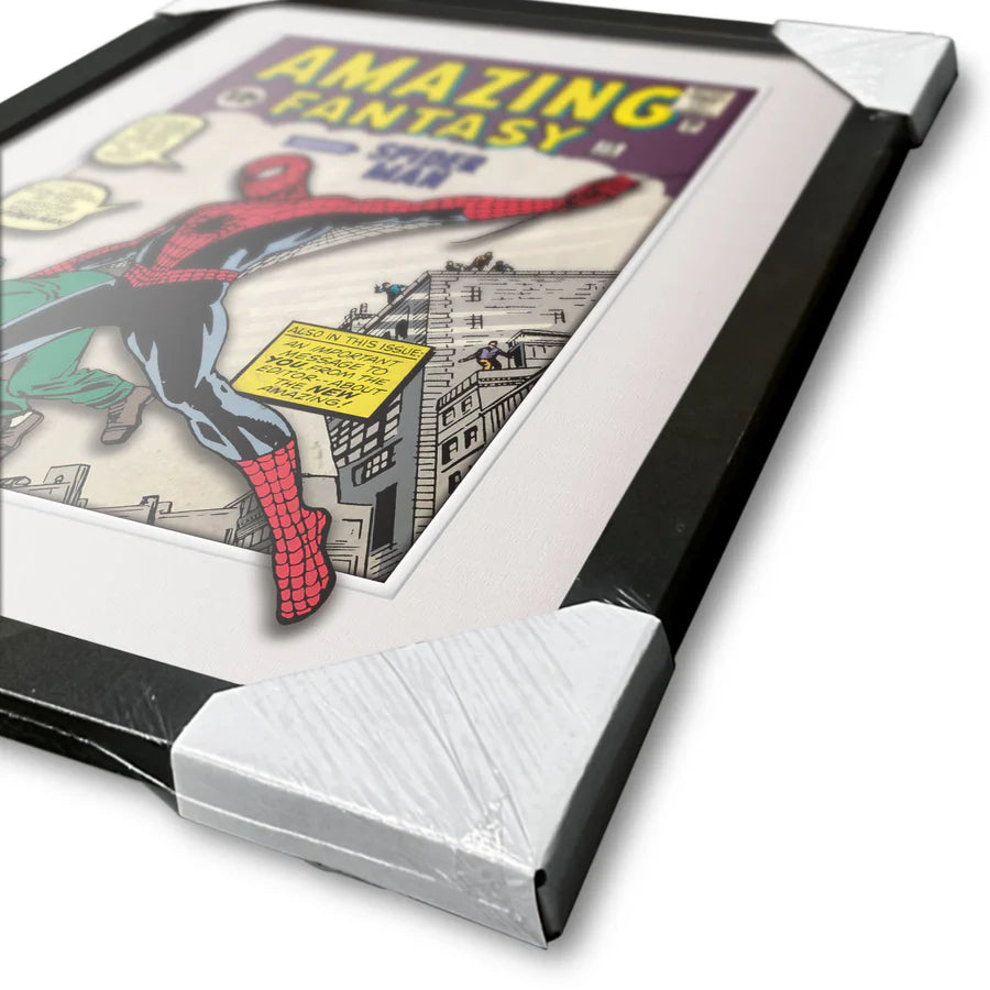 Marvel Amazing Fantasy #15 (Spider-Man First Appearance) Framed Collector Print