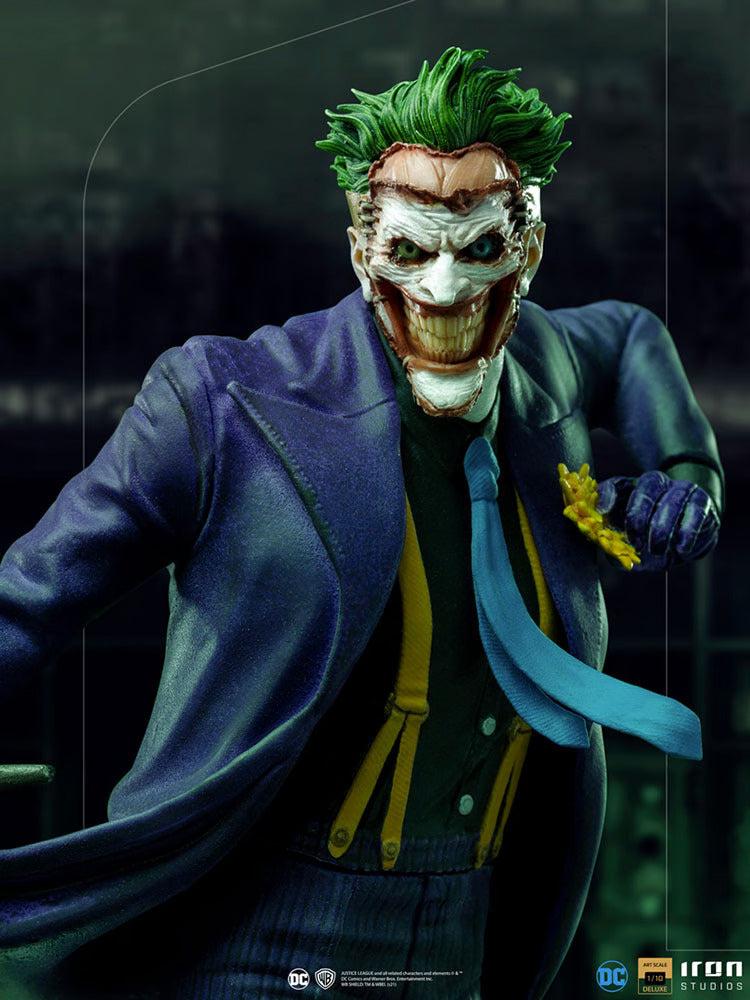 DC Comics The Joker Deluxe Version 1/10 Scale Iron Studios Statue