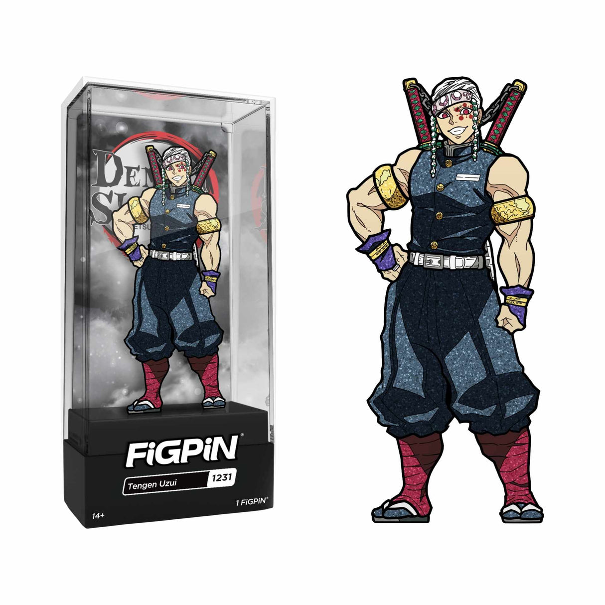 Demon Slayer Tengen Uzui (Glitter) (NYCC 2023 Exclusive) FiGPiN #1231