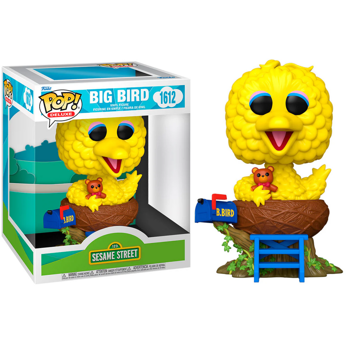 Sesame Street Big Bird (In Nest) Funko Pop! Deluxe Vinyl Figure #1612