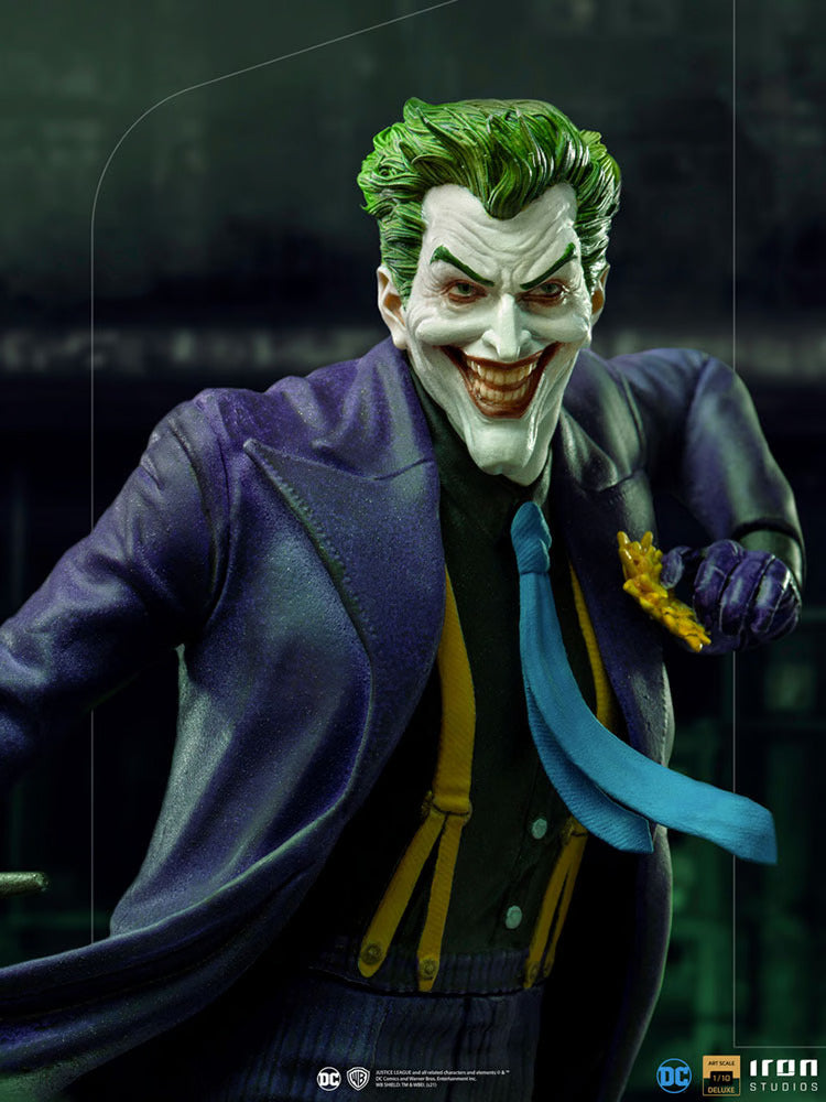 DC Comics The Joker Deluxe Version 1/10 Scale Iron Studios Statue