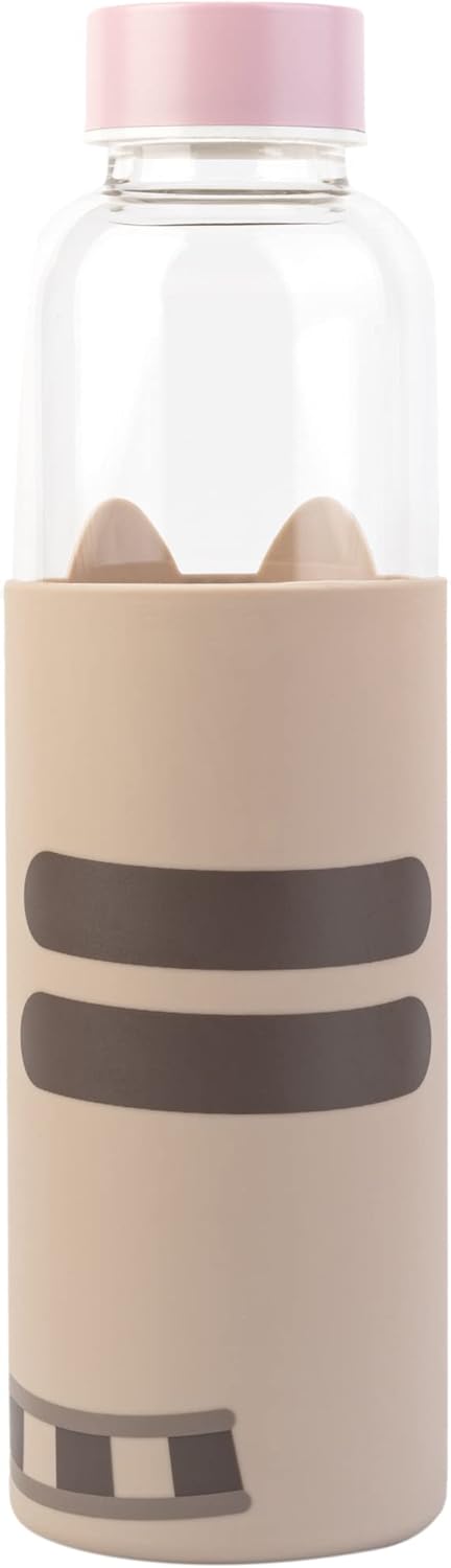 Pusheen the Cat 500ml Glass Water Bottle