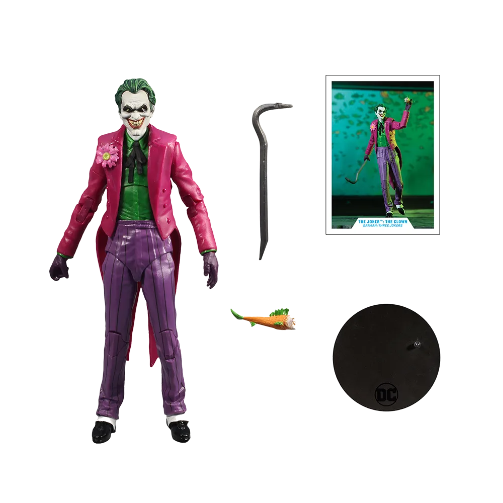DC Comics Batman Three Jokers Joker Clown Action Figure