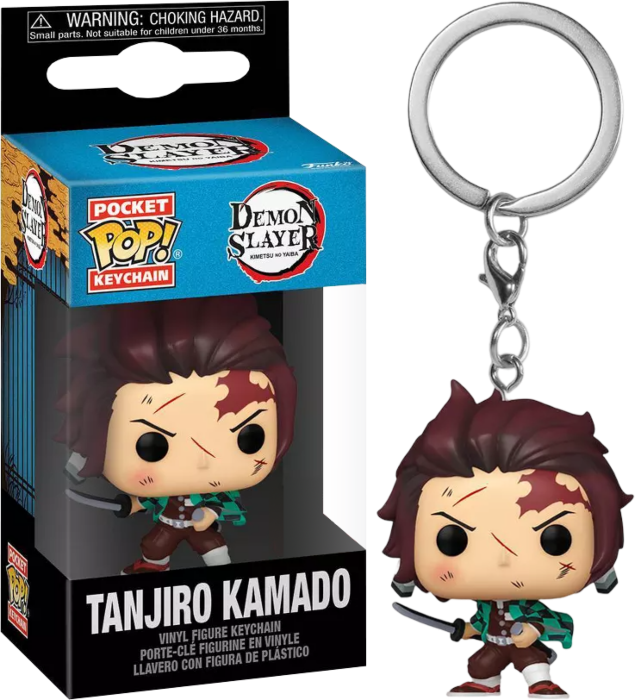 Demon Slayer Tanjiro Kamado (Bloody) Funko Pocket Pop! Keychain