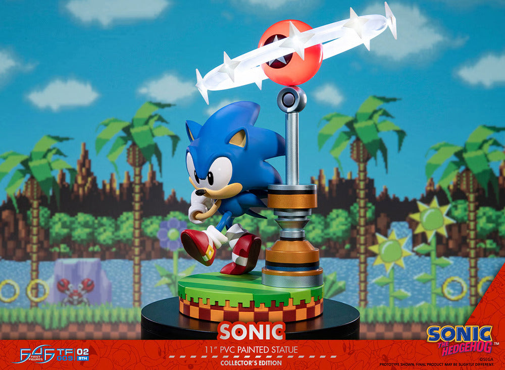 Sonic the Hedgehog Classic Sonic 11" First4Figures Collector's Edition PVC Statue