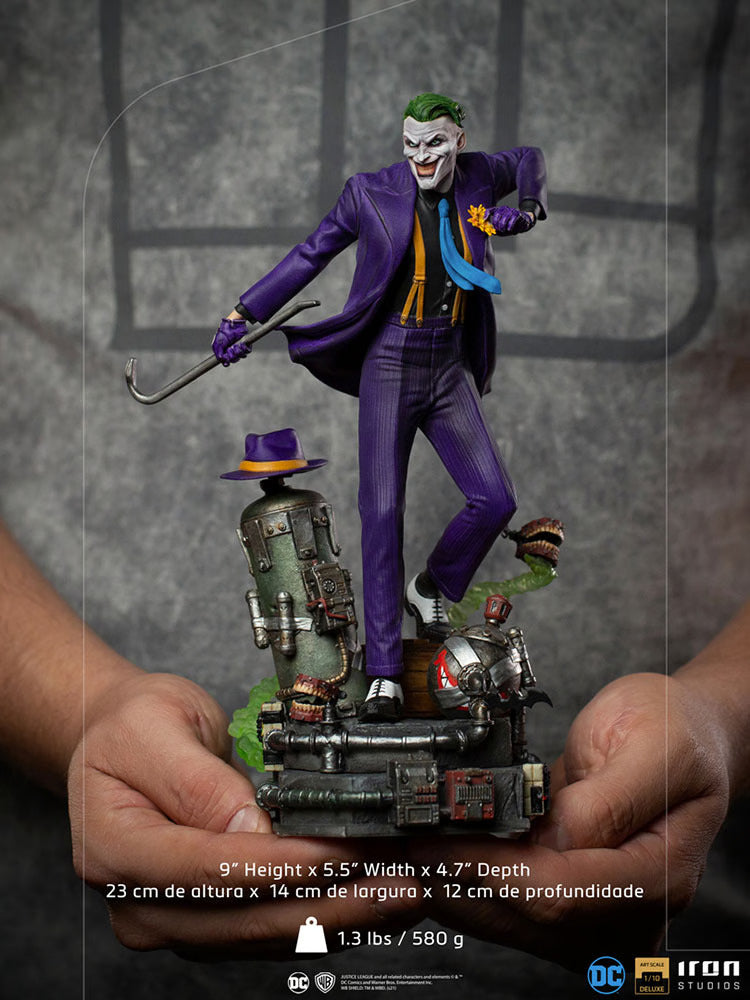 DC Comics The Joker Deluxe Version 1/10 Scale Iron Studios Statue