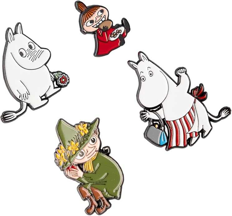 Moomin Set of 4 Pins