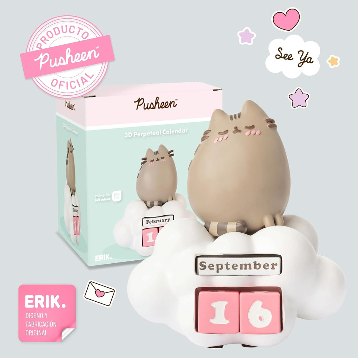 Pusheen the Cat Purrfect Love Collection 3D Perpetual Calendar