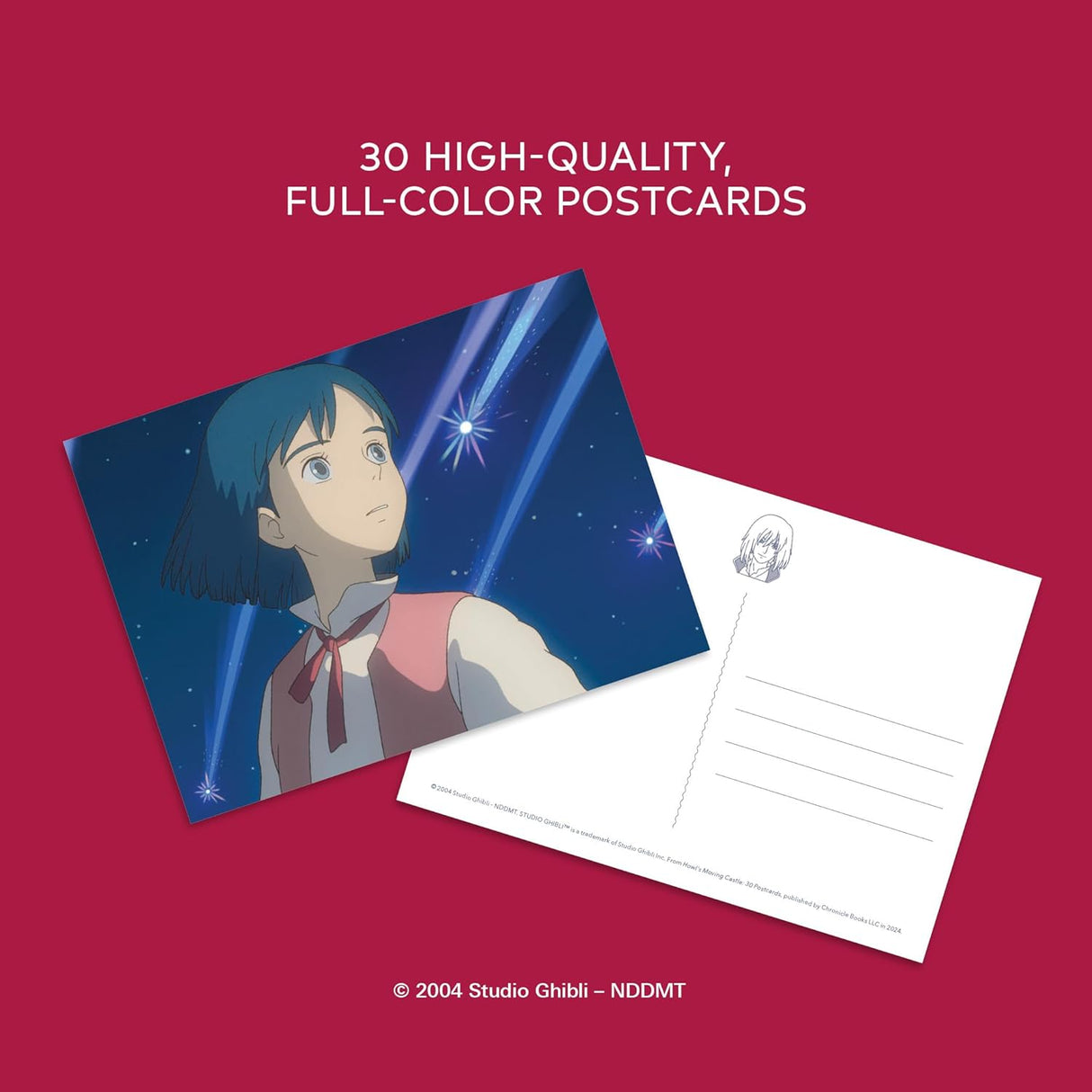 Studio Ghibli Howl's Moving Castle Set of 30 Postcards