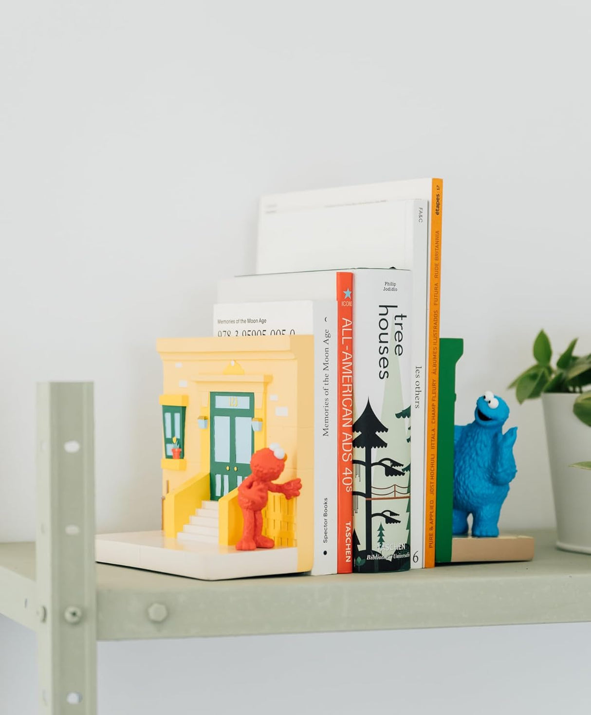 Sesame Street Cookie Monster & Elmo Bookends