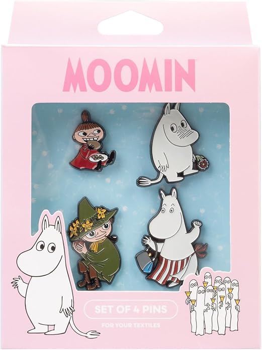 Moomin Set of 4 Pins