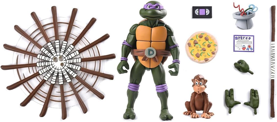 Teenage Mutant Ninja Turtles Donatello (1987 Cartoon) 7" NECA Ultimate Action Figure