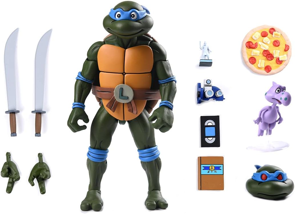 Teenage Mutant Ninja Turtles Leonardo (1987 Cartoon) 7" NECA Ultimate Action Figure