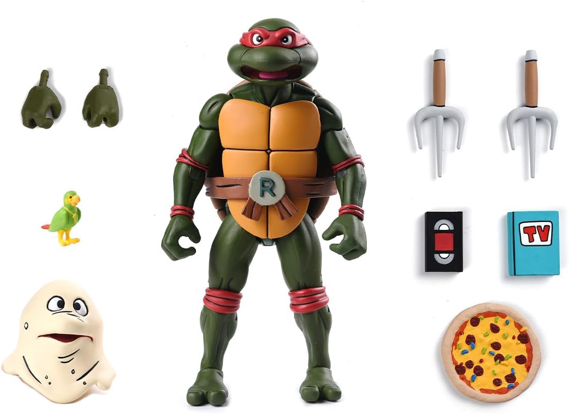 Teenage Mutant Ninja Turtles Raphael (1987 Cartoon) 7" NECA Ultimate Action Figure