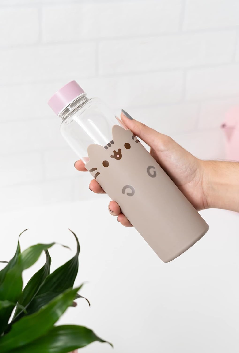Pusheen the Cat 500ml Glass Water Bottle