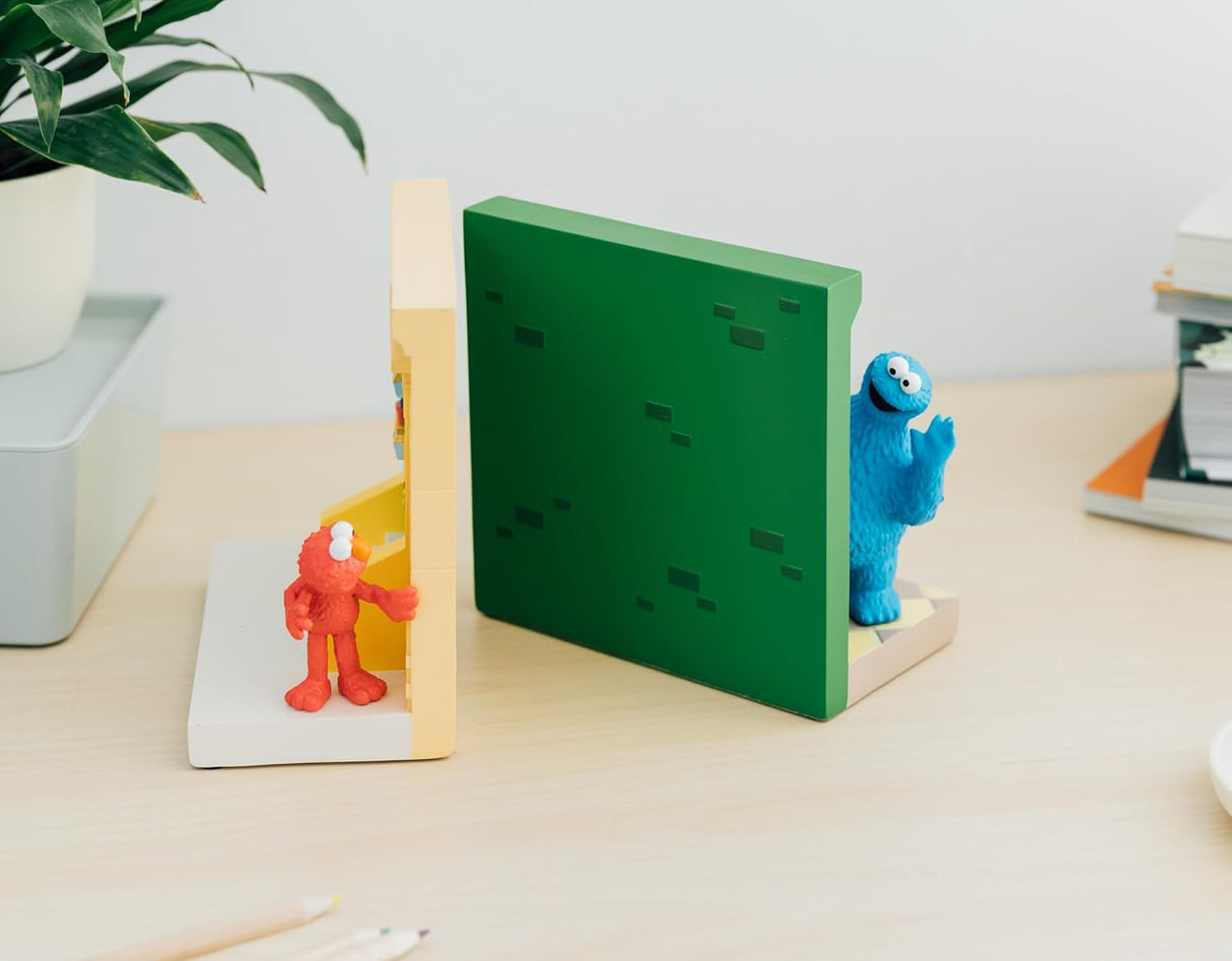 Sesame Street Cookie Monster & Elmo Bookends