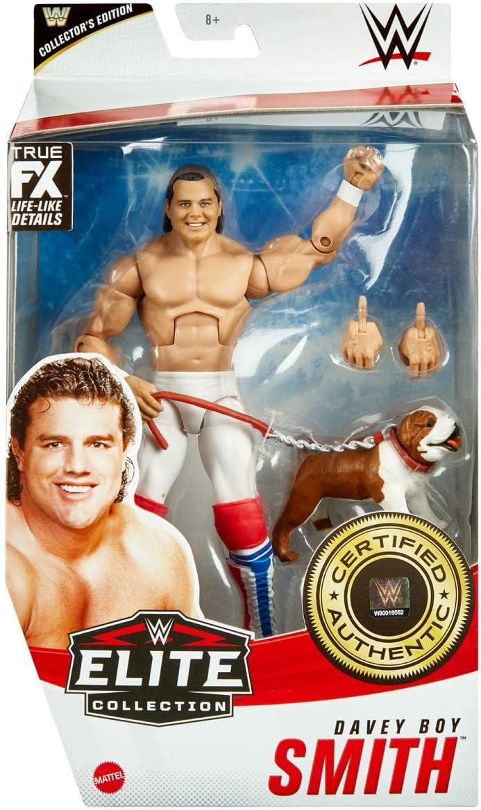WWE Davey Boy Smith Elite Collection Collectors Edition Action Figure