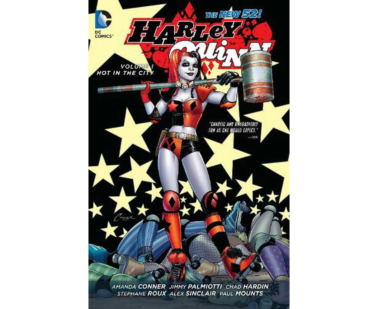 DC Comics Harley Quinn Comic Book and Mask Set Vol. 1 Hot in the City
